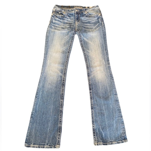 Miss Me Signature woman's Boot Cut blue Jeans - Picture 4 of 9